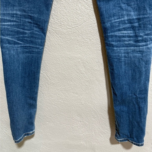 AG Adriano GOLDSCHMIED the Farrah Ankle Women's Blue Distressed Jeans Size 27 - Picture 7 of 9
